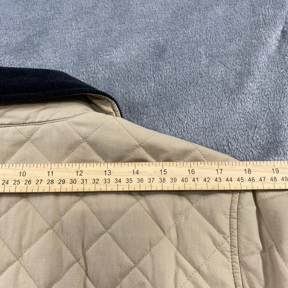 LLBean Coat Womens L Quilted Barn Chore Corduroy Collar Thermore Insulation Farm - Picture 7 of 16